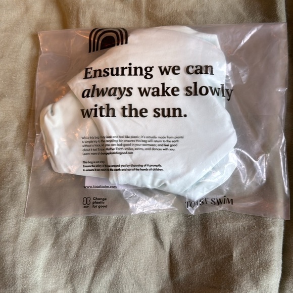 Toast Swim Signature Cut Out Bottom in Blue Glass - Picture 7 of 7